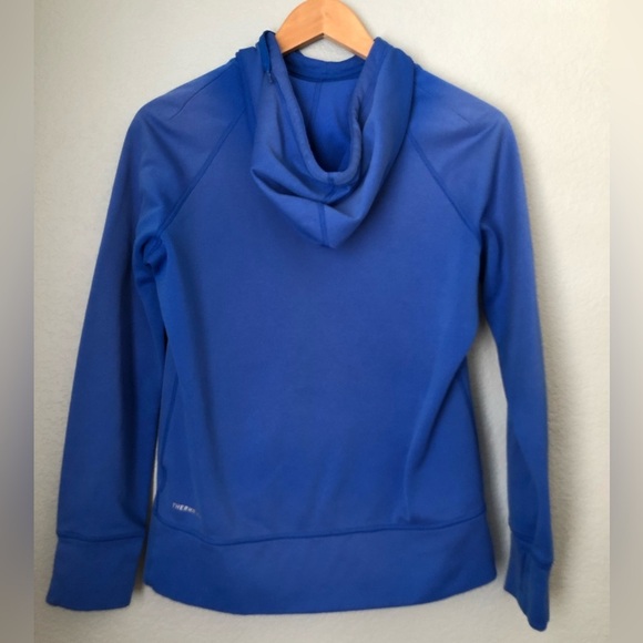 Nike Blue therma fit hoodie with thumb holes Men Medium - Picture 2 of 7